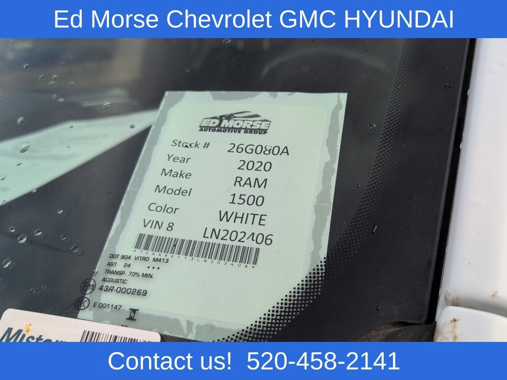 2020 RAM 1500 Big Horn