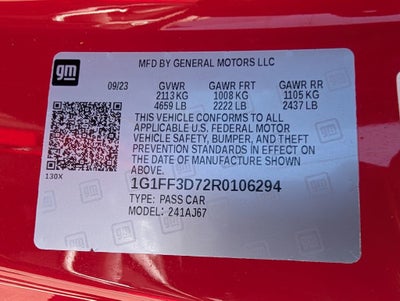 2024 Chevrolet Camaro LT1