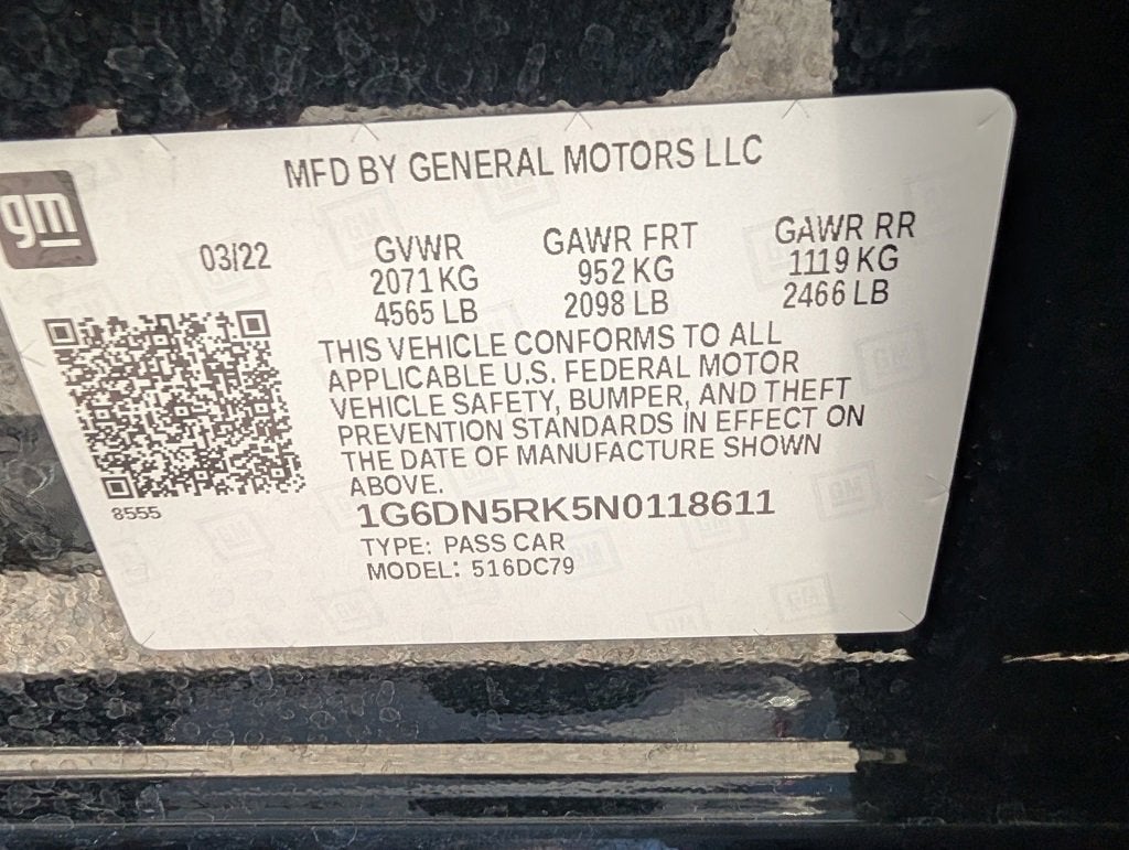 2022 Cadillac CT5 Premium Luxury