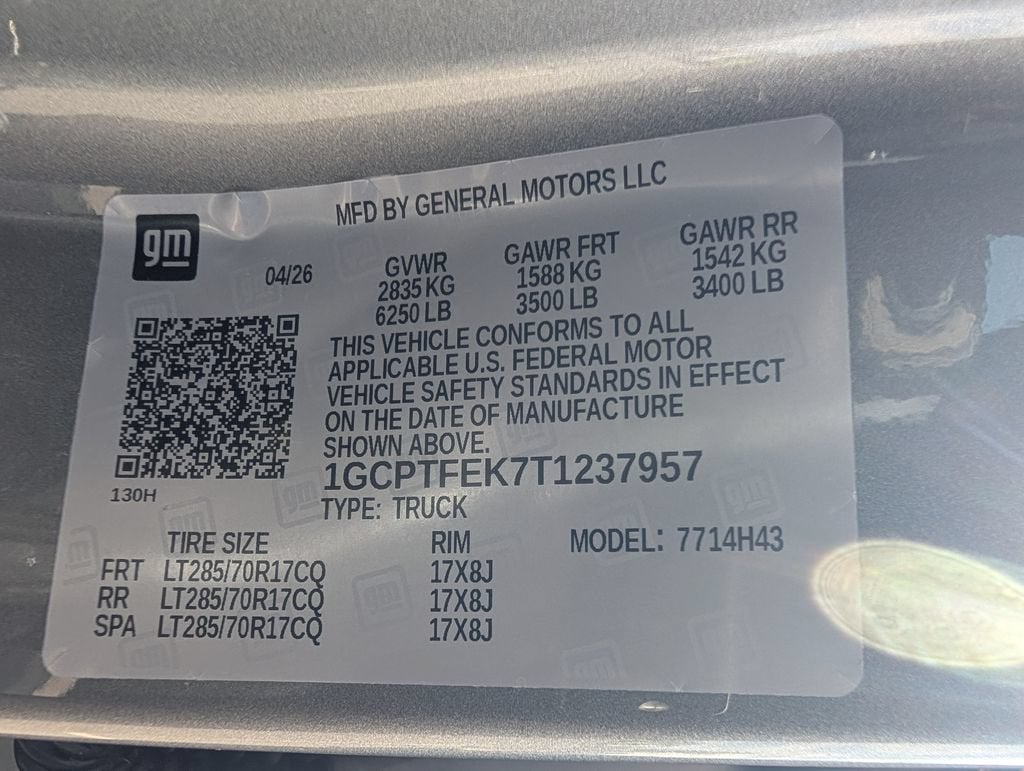 2026 Chevrolet Colorado ZR2