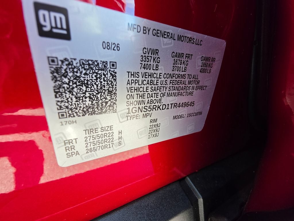 2026 Chevrolet Tahoe RST