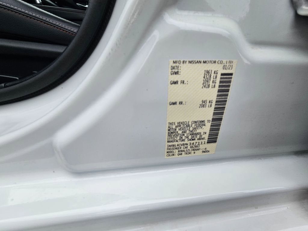 2023 Nissan Altima SR FWD