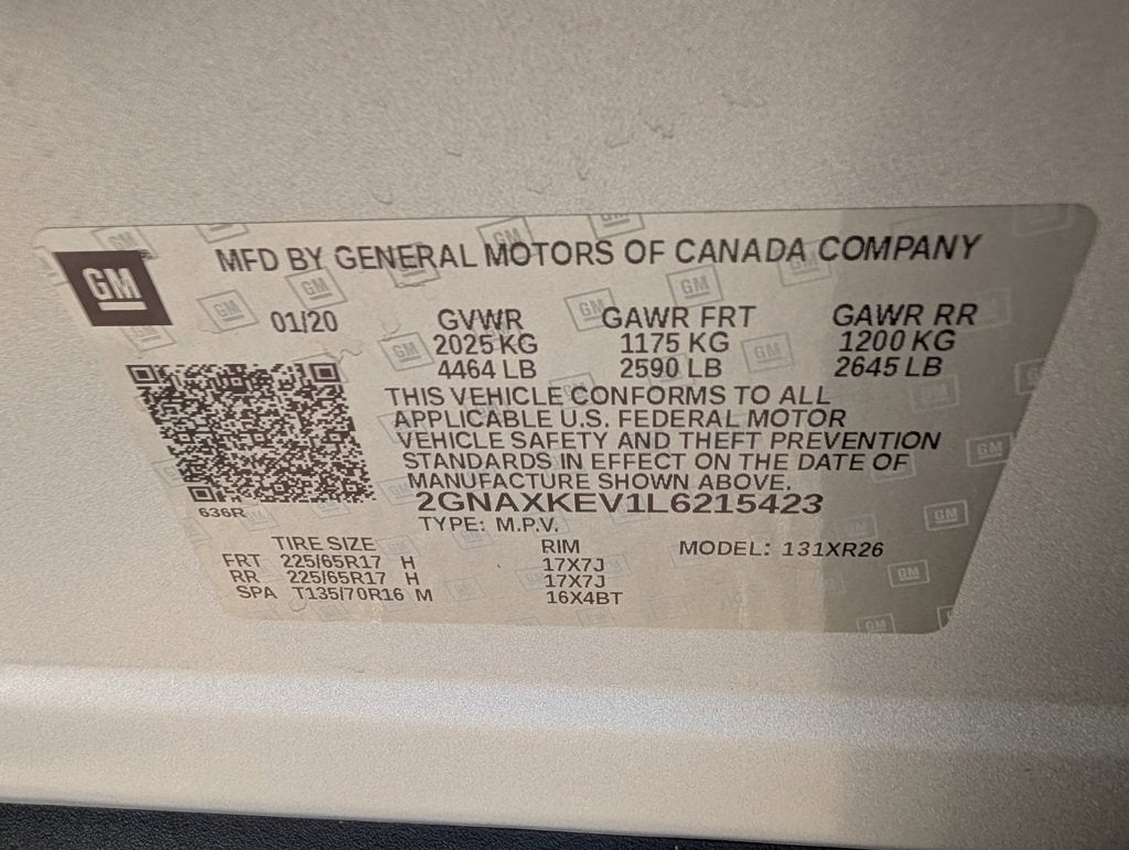 2020 Chevrolet Equinox LT