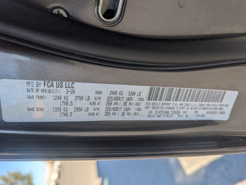 2020 Dodge Journey SE Value