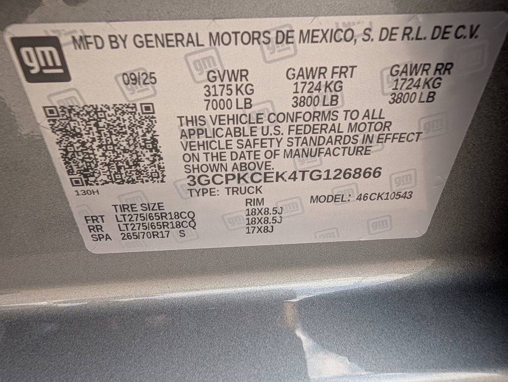 2026 Chevrolet Silverado 1500 Custom Trail Boss