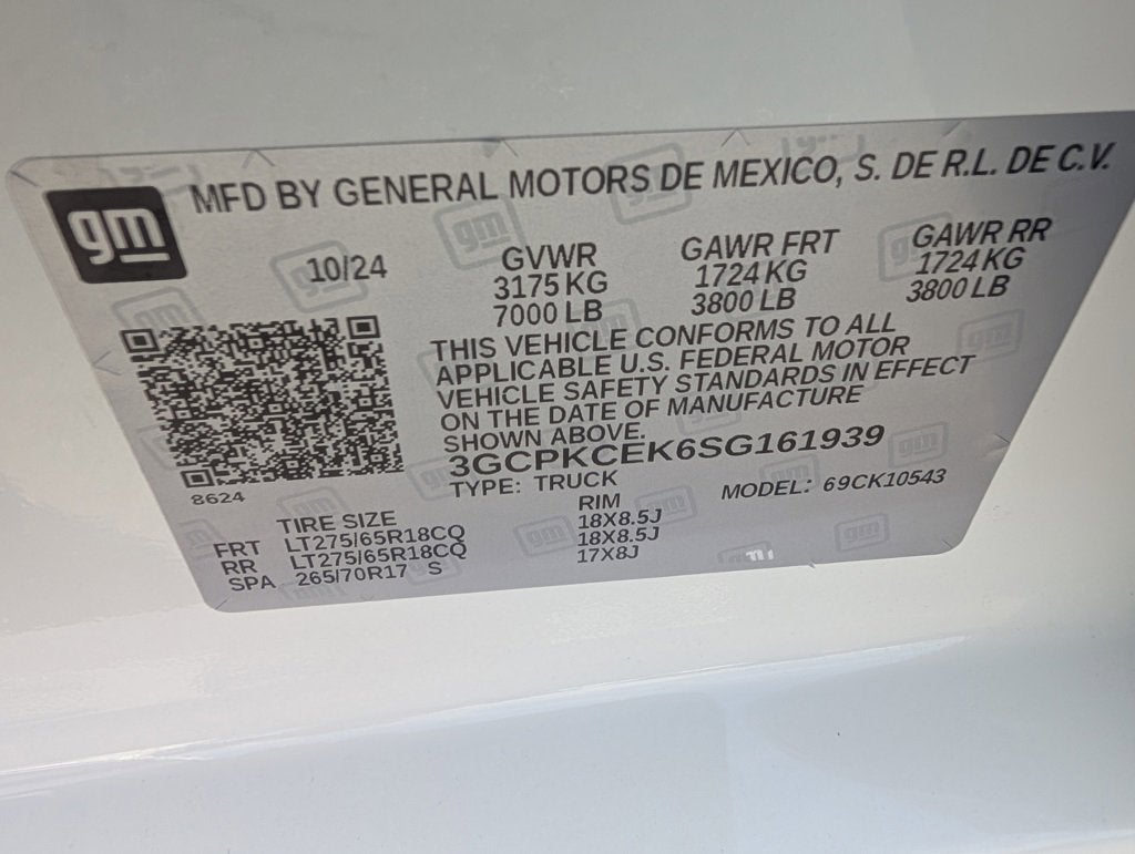 2025 Chevrolet Silverado 1500 Custom Trail Boss