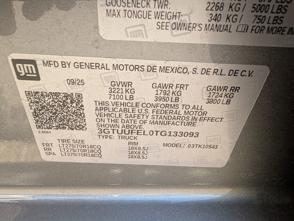 2026 GMC Sierra 1500 AT4X