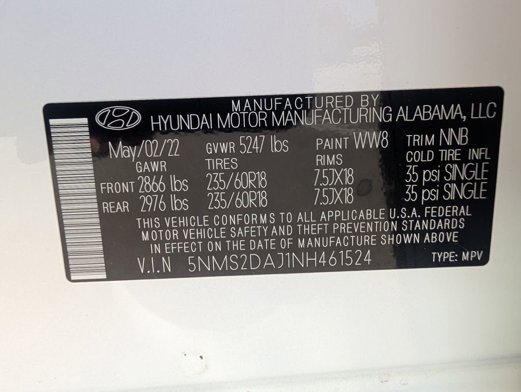 2022 Hyundai Santa Fe SEL