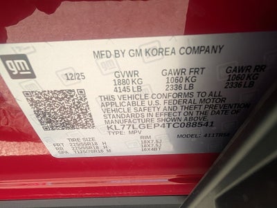 2026 Chevrolet Trax 1RS