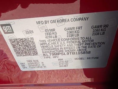 2026 Chevrolet Trailblazer LT