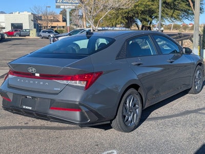 2025 Hyundai Elantra Hybrid Blue