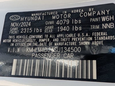 2025 Hyundai Elantra Hybrid Blue