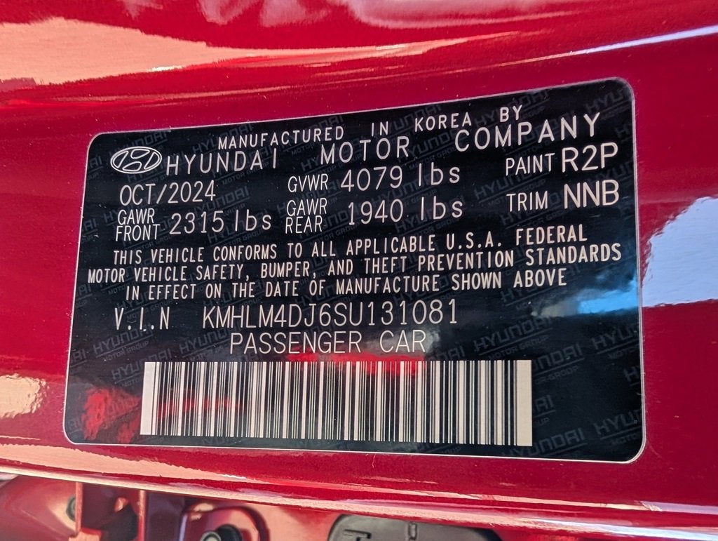 2025 Hyundai Elantra Hybrid SEL Sport