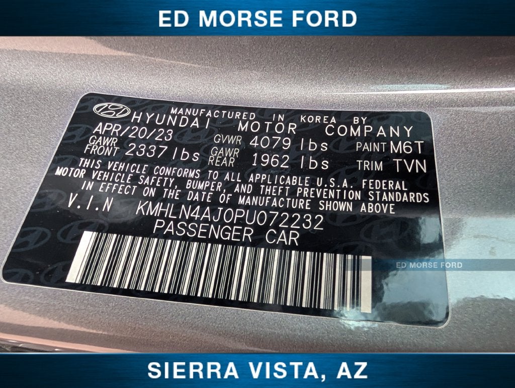 2023 Hyundai Elantra Hybrid Limited