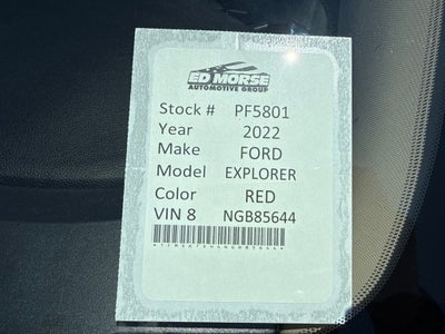 2022 Ford Explorer XLT