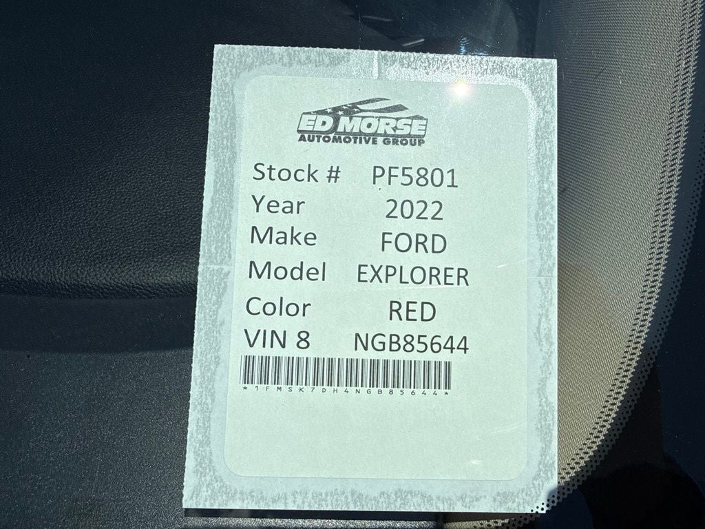 2022 Ford Explorer XLT