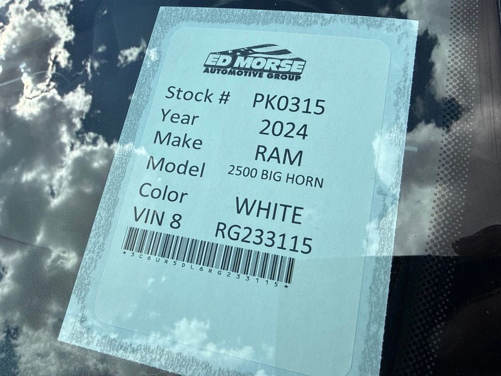 2024 RAM 2500 Big Horn