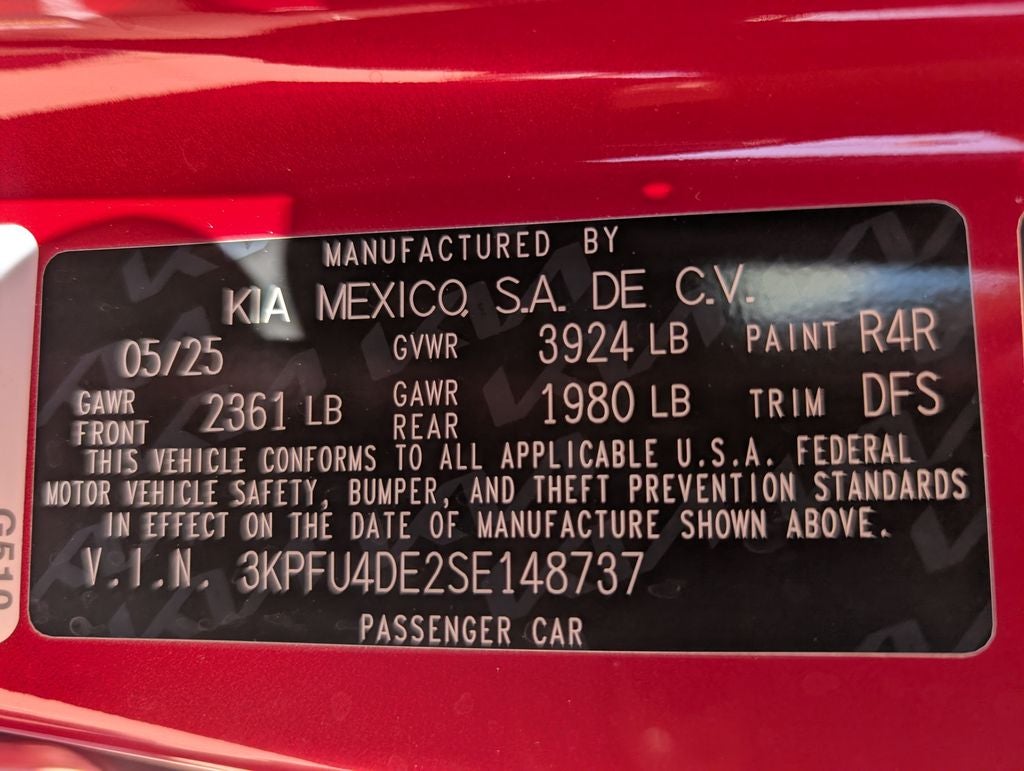 2025 Kia K4 EX