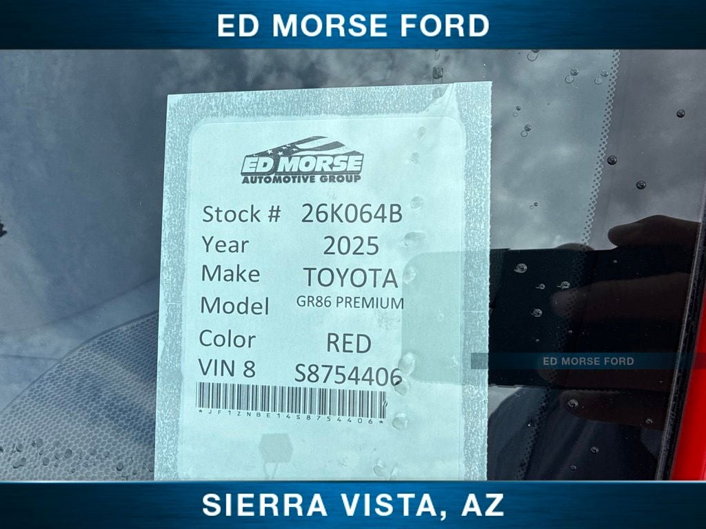 2025 Toyota GR86 Premium
