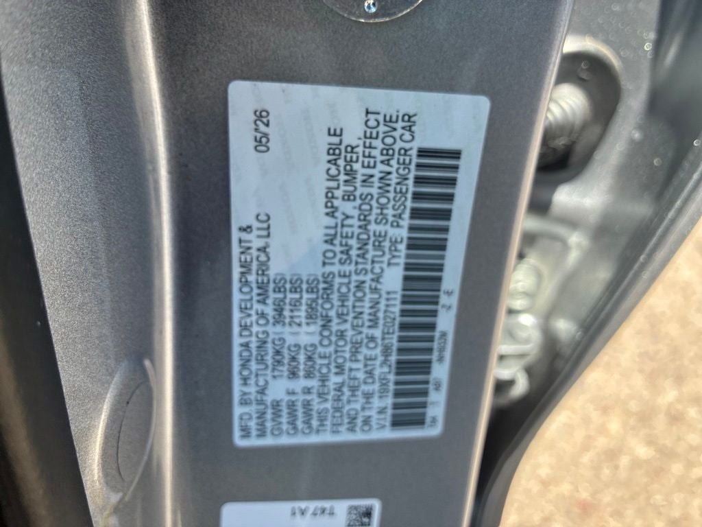 2026 Honda Civic Sport