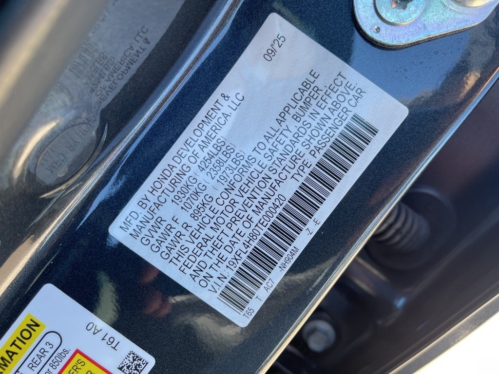 2026 Honda Civic Hybrid Sport