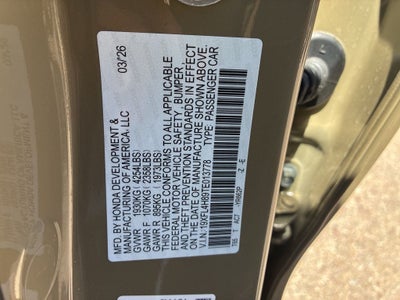 2026 Honda Civic Hybrid Sport