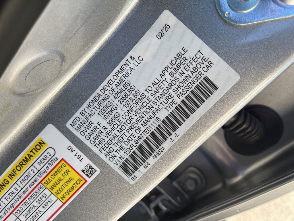 2026 Honda Civic Hybrid Sport Touring