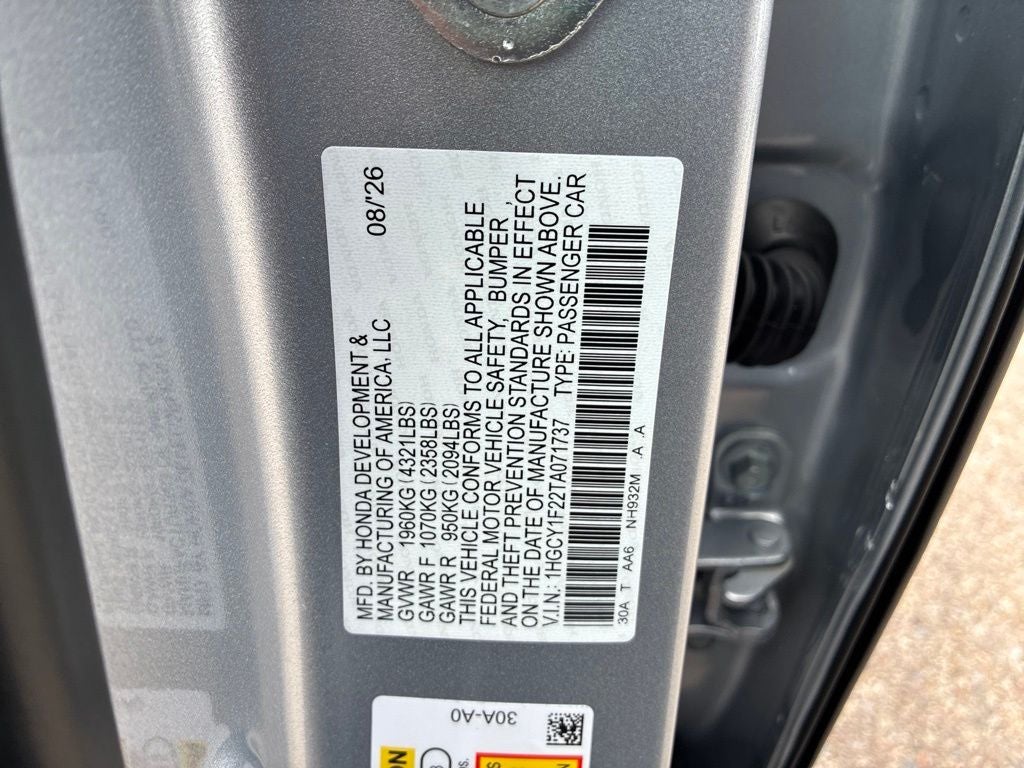 2026 Honda Accord LX