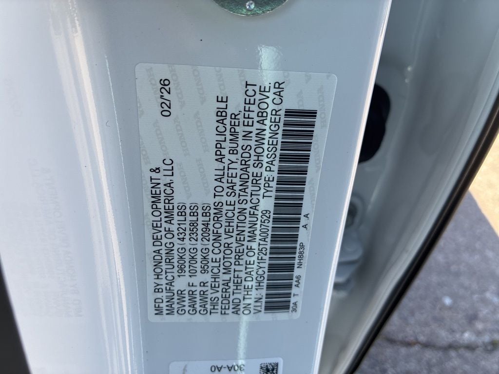 2026 Honda Accord LX