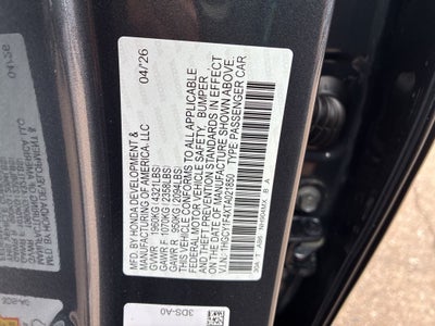 2026 Honda Accord SE