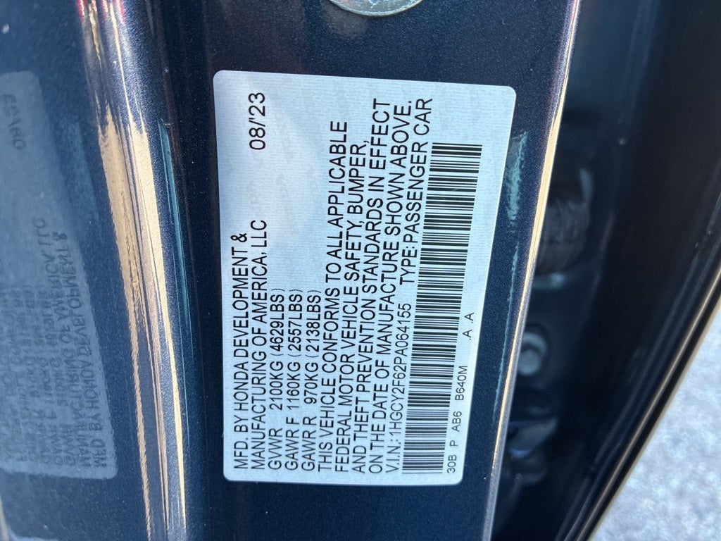 2023 Honda Accord Hybrid EX-L