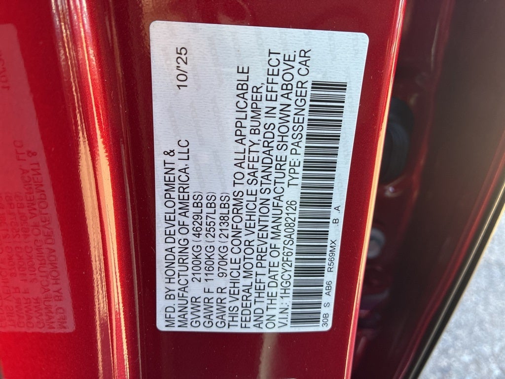 2025 Honda Accord Hybrid EX-L