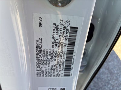 2026 Honda Accord Hybrid EX-L