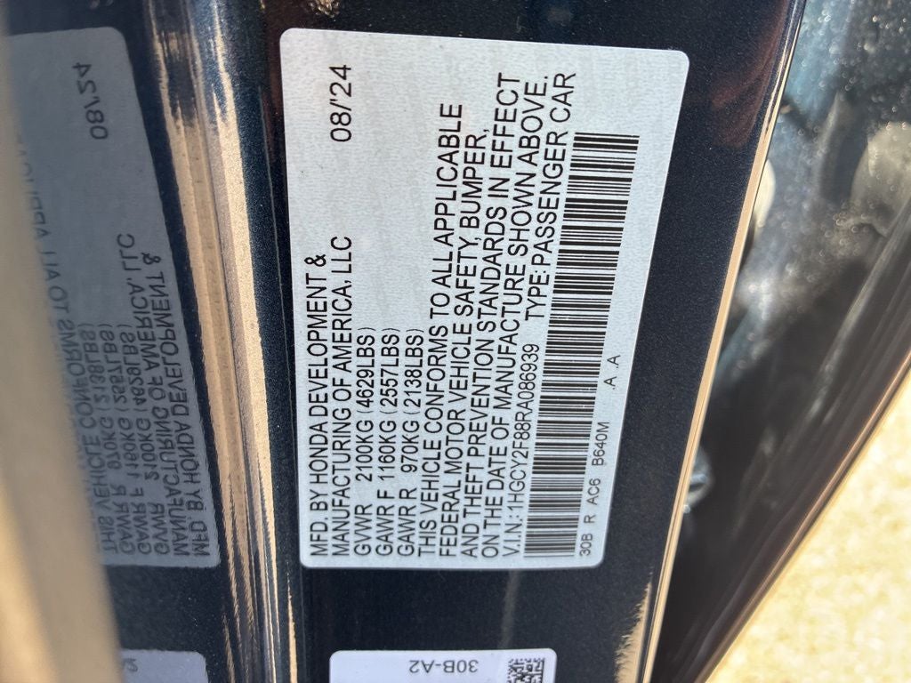 2024 Honda Accord Hybrid Touring