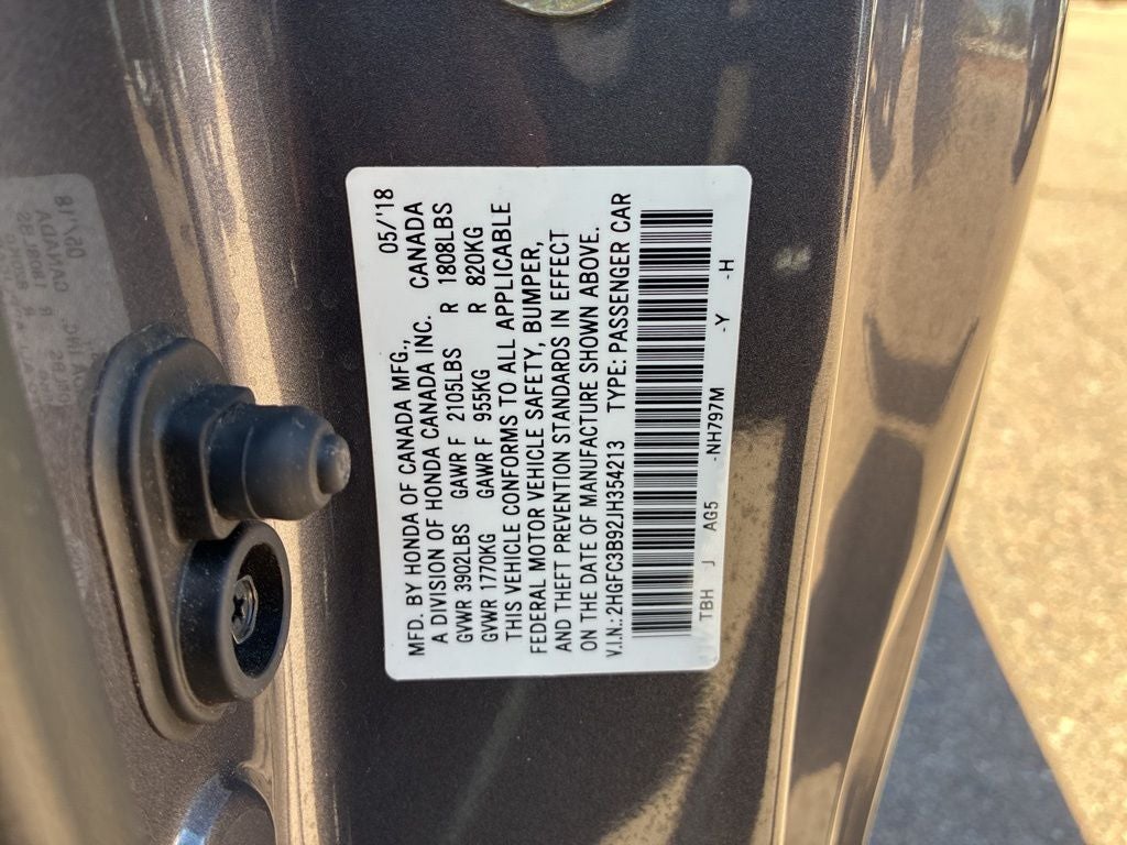 2018 Honda Civic Touring