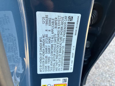 2026 Honda Civic Sport