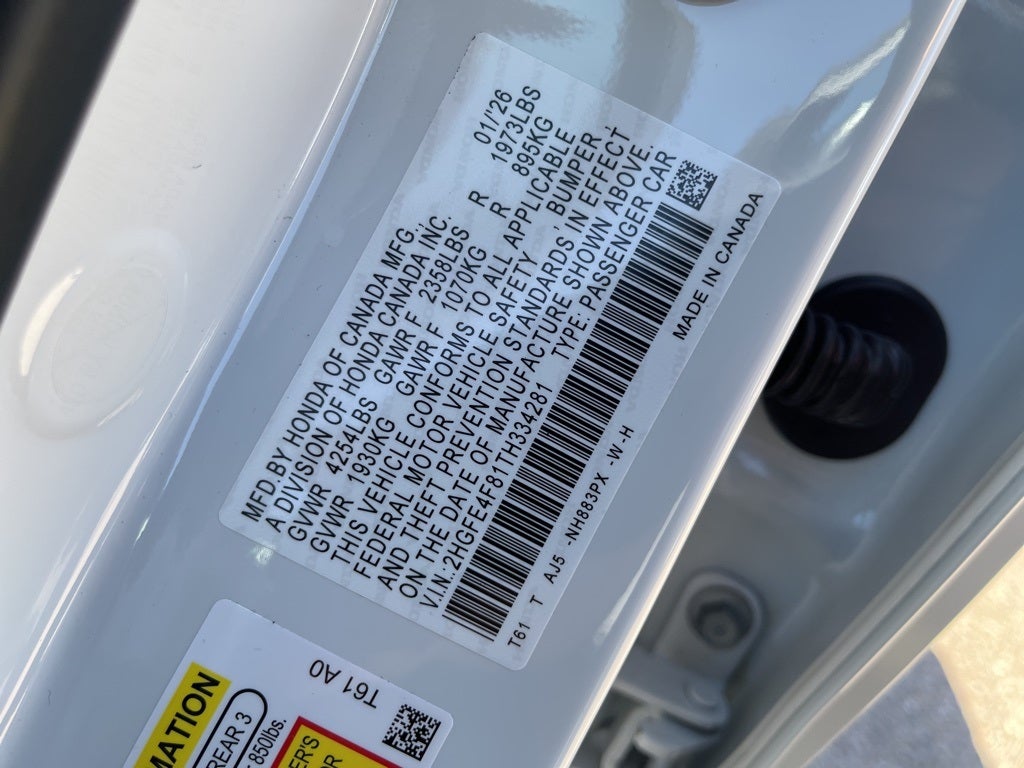 2026 Honda Civic Hybrid Sport Touring