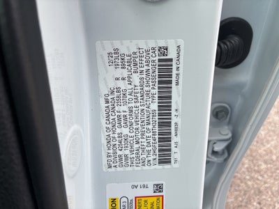 2026 Honda Civic Hybrid Sport Touring