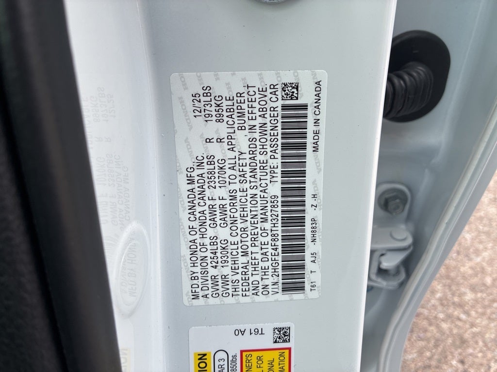 2026 Honda Civic Hybrid Sport Touring