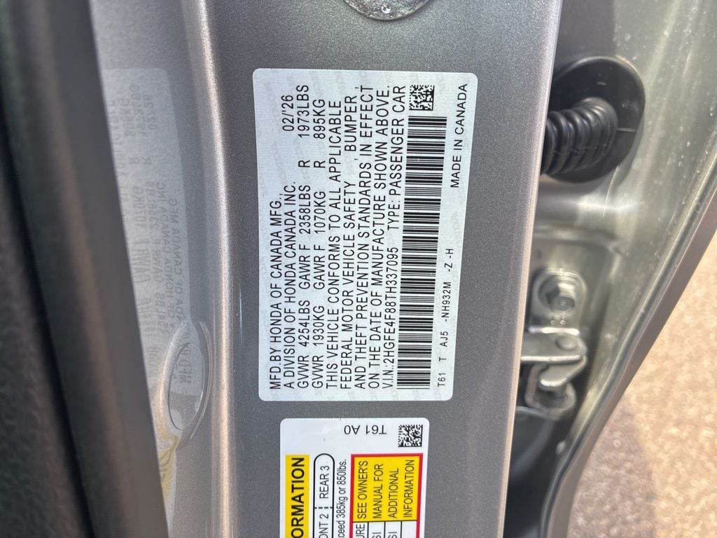 2026 Honda Civic Hybrid Sport Touring