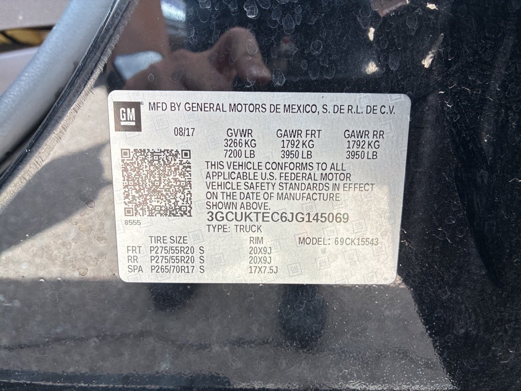 2018 Chevrolet Silverado 1500 High Country