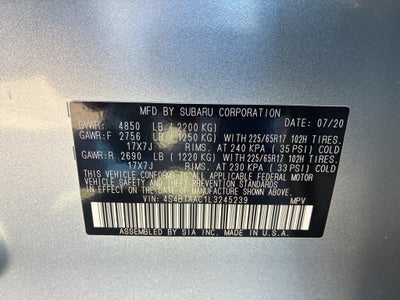 2020 Subaru Outback 2.5i