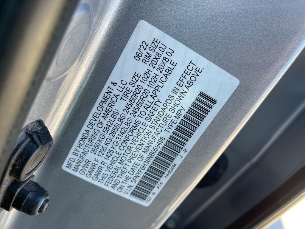 2022 Honda Pilot Sport