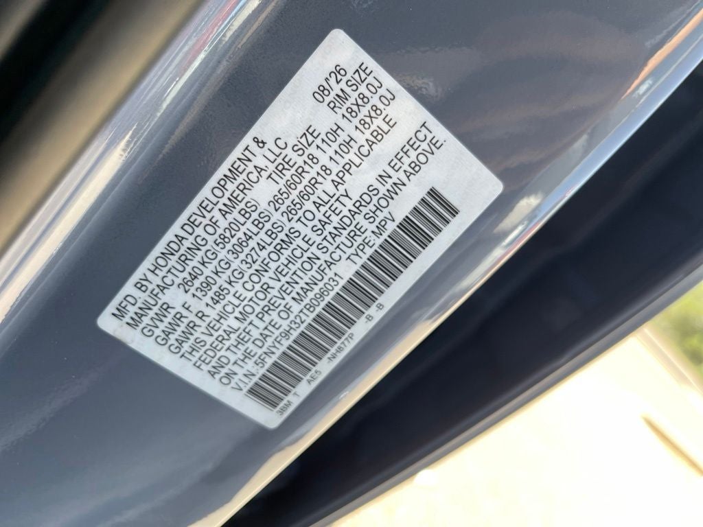 2026 Honda Passport RTL