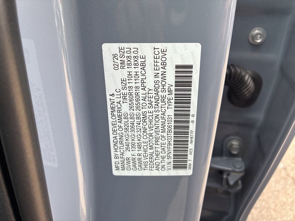 2026 Honda Passport RTL