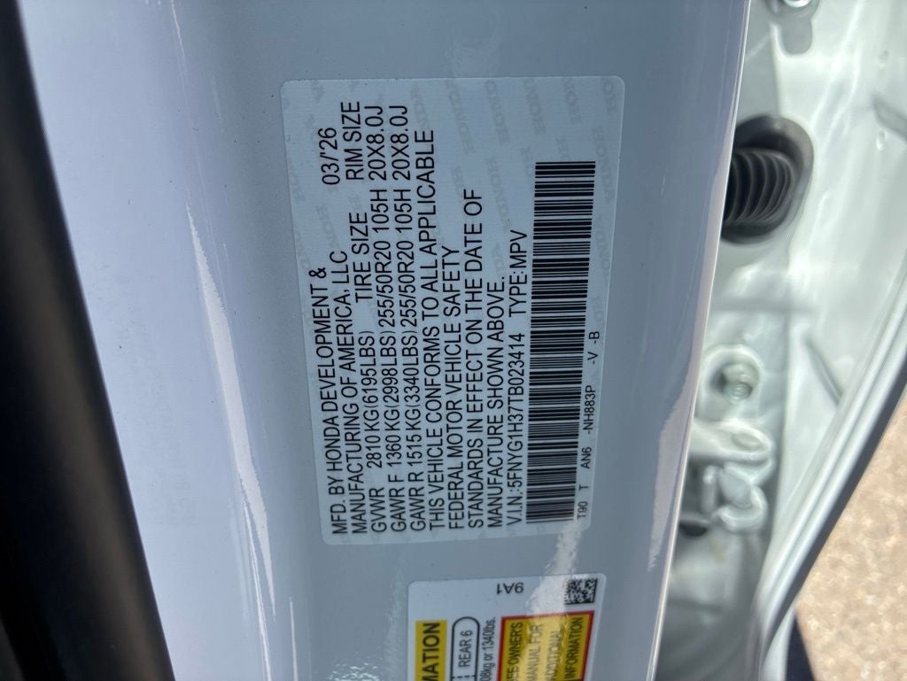 2026 Honda Pilot Sport