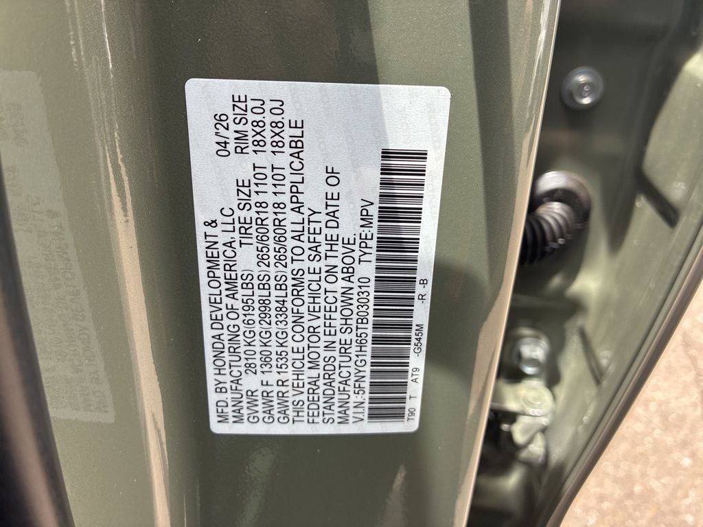 2026 Honda Pilot TrailSport