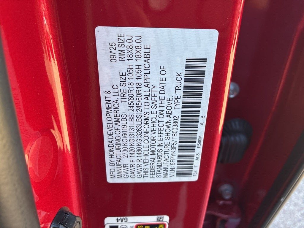 2026 Honda Ridgeline RTL