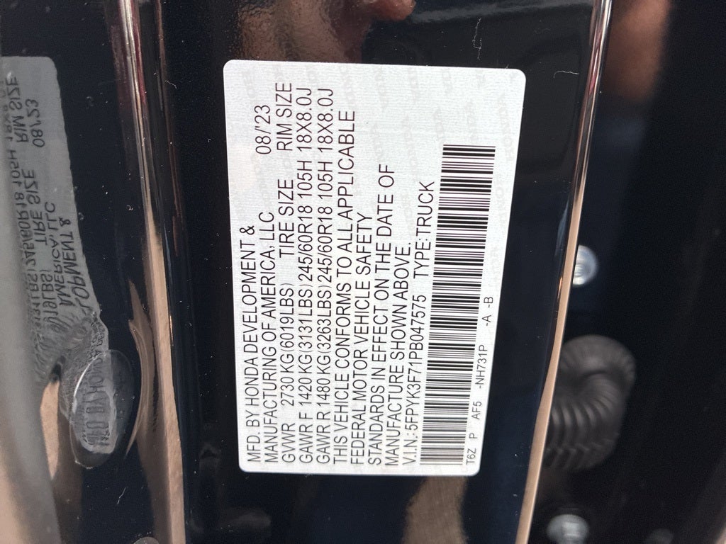 2023 Honda Ridgeline RTL-E