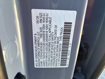 2026 Honda Ridgeline Black Edition